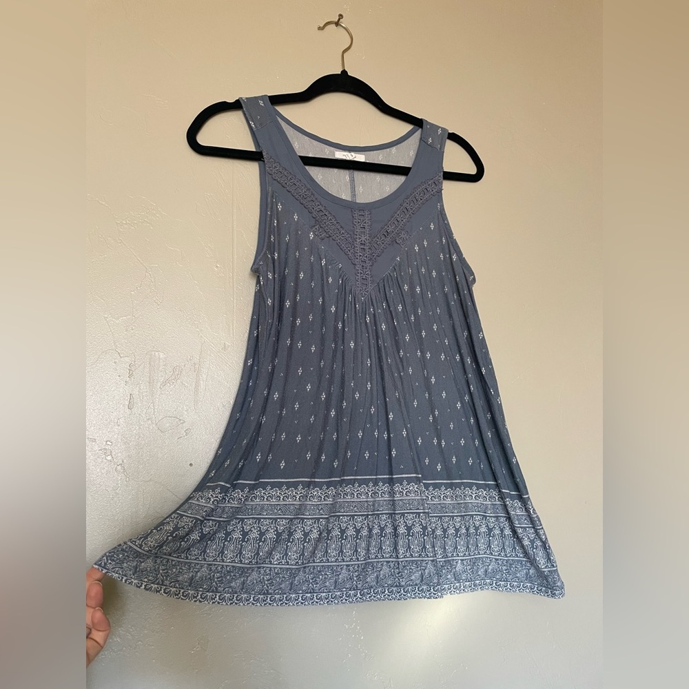 Blue Maurice’s Flared Tank